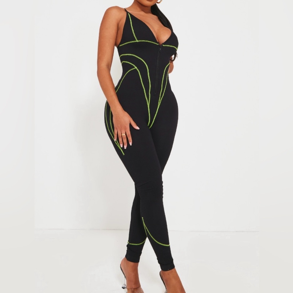 Zip Detail Jumpsuit